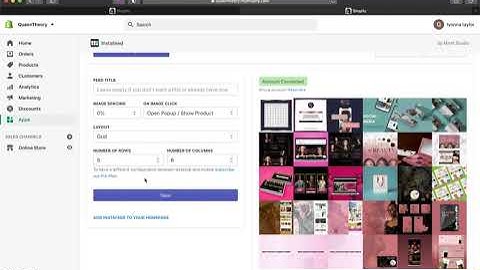 Connecting/ Reconnecting Instafeed App to Shopify Account