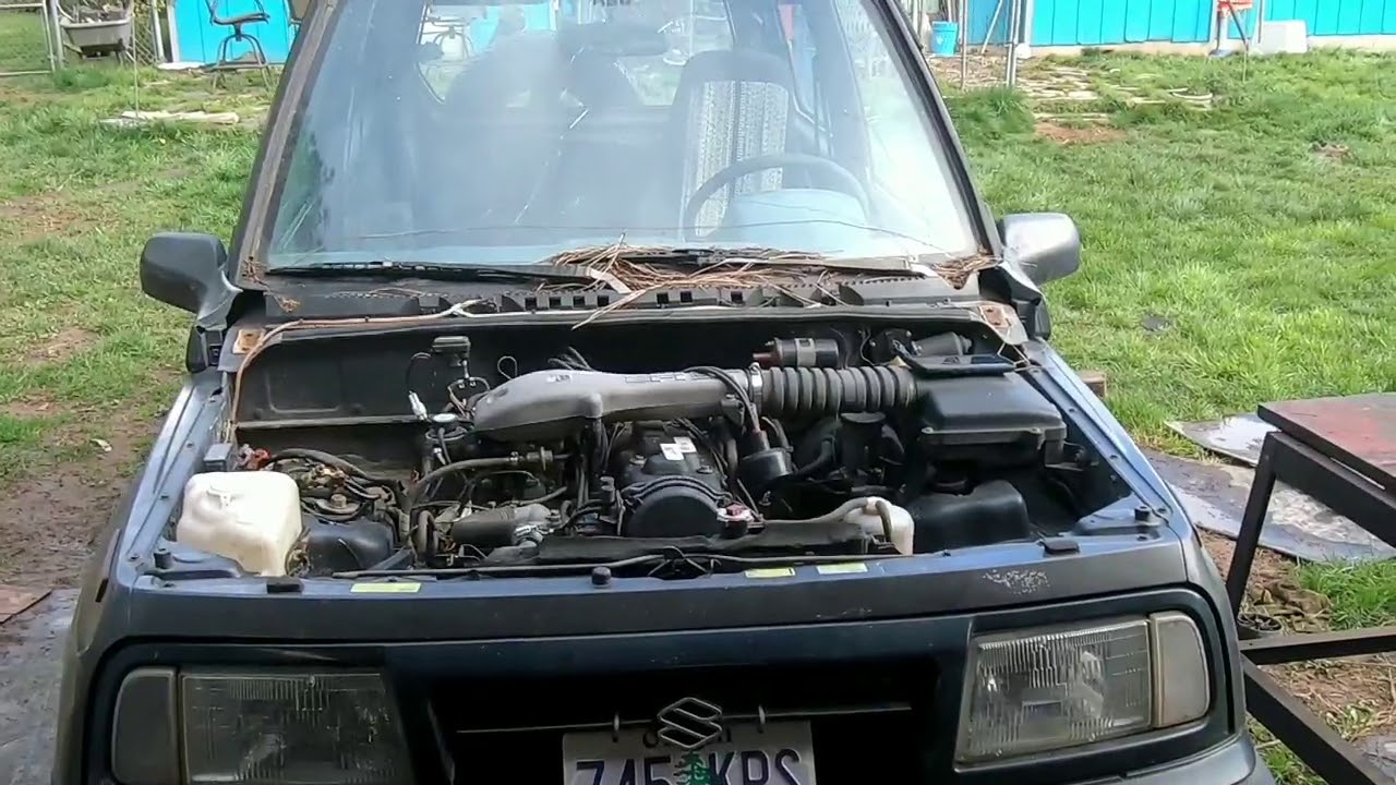 Radiator removal from a geo tracker YouTube