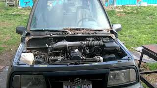 Radiator removal from a geo tracker