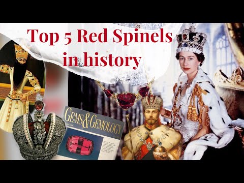 Top 5 Red Spinels in History 👑 Black Prince’s Ruby, Timur Ruby and other Crown Jewels ❤️
