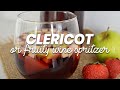 Clericot or fruity wine spritzer