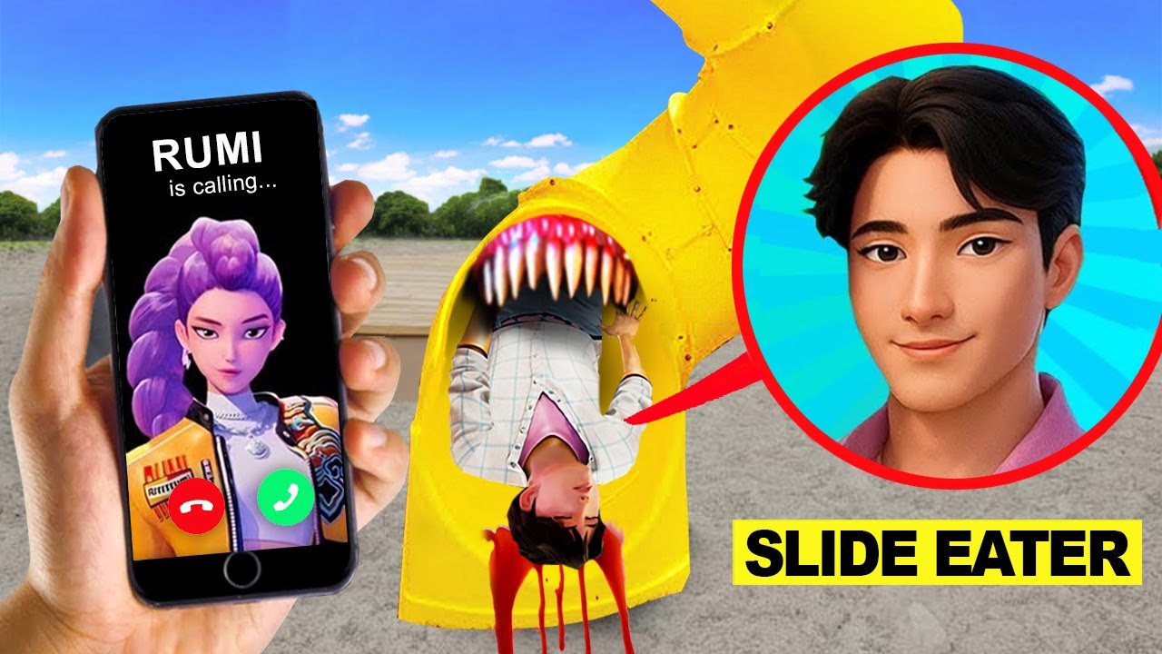 ДРОН МОНИТОРИТ SLIDE EATER И KPOP DEMON HUNTERS JINU НА КАМЕРУ!