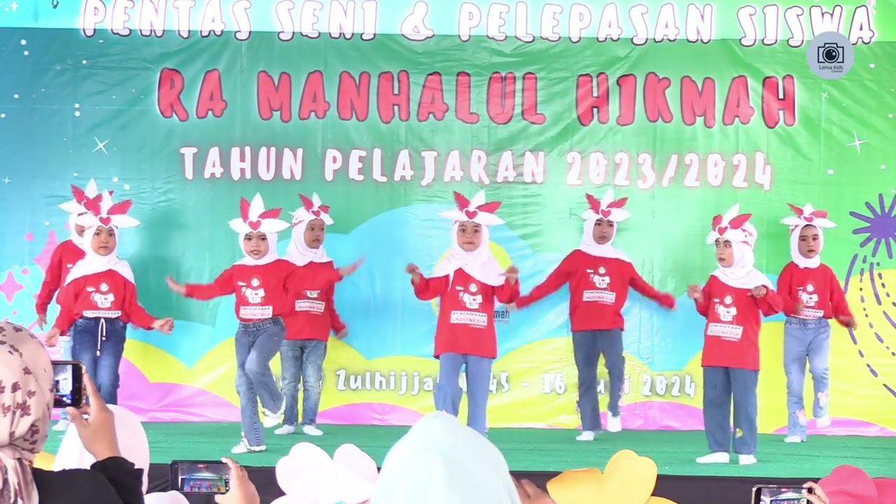 TARI KREASI AKU CINTA INDONESIA  - SISWA RA MANHALUL HIKMAH