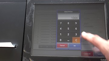 Casio V-R100 VR100 - How to add/edit Item/Product/Plu