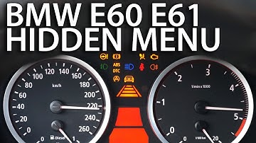 How to enter hidden menu in BMW E60 E61 OBC (diagnostic service mode 5 series)