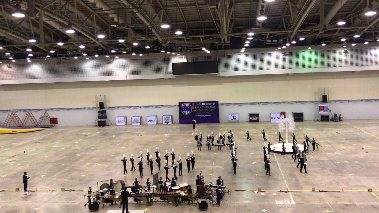 วงโยธวาทิต ร.ร.หัวหินวิทยาลัย Display ข #BSRU #TBC2020