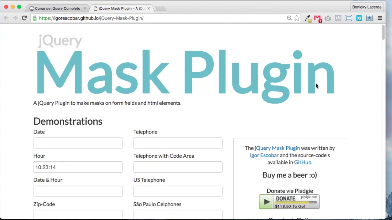 47 Como usar um Plugin jQuery - YouTube