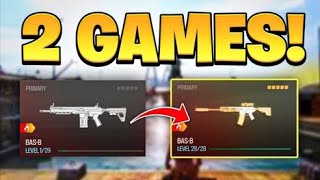 WARZONE 3 - Max Any Gun in 2 GAMES! ( Unlimited Weapon XP Method )