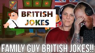 Family Guy - British Jokes REACTION | OB DAVE REACTS