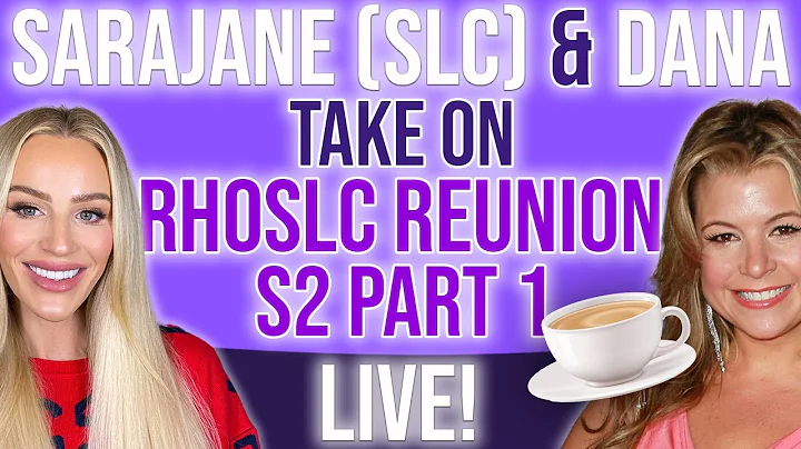 SaraJane (SLC) & Dana #RHOSLC Reunion S2 Part 1 LI...