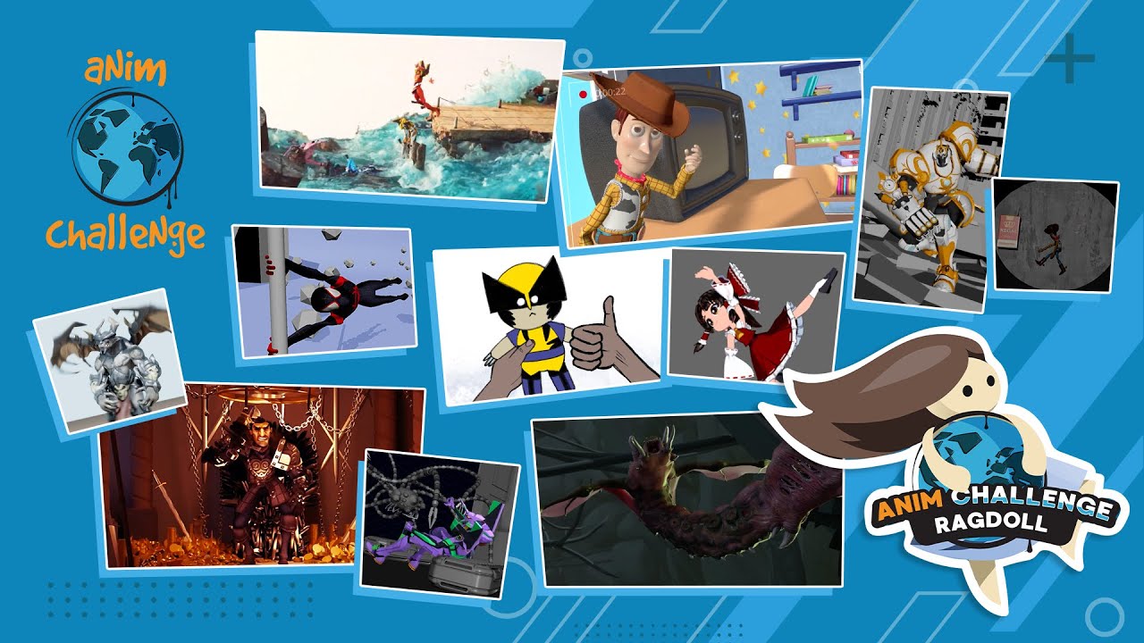 Ragdoll AnimChallenge Best-Of Animation Compilation! 🤖 - YouTube