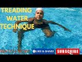 Learn Treading water technique in just 5 Minutes | fun and easy tips for Beginners | #swimming #fun
