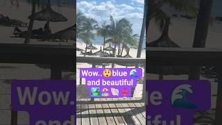 wow.. beautiful ⛱️#beaches #beach #mauritius#hotel #resort #mauritiustravel #viral #shorts #nature