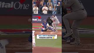 Rogers Center went silent 🤫 #MLB #Dodgers #bluejays