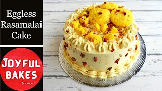 Eggless Rasamalai Cake How To Make An Easy Rasamalai Cake