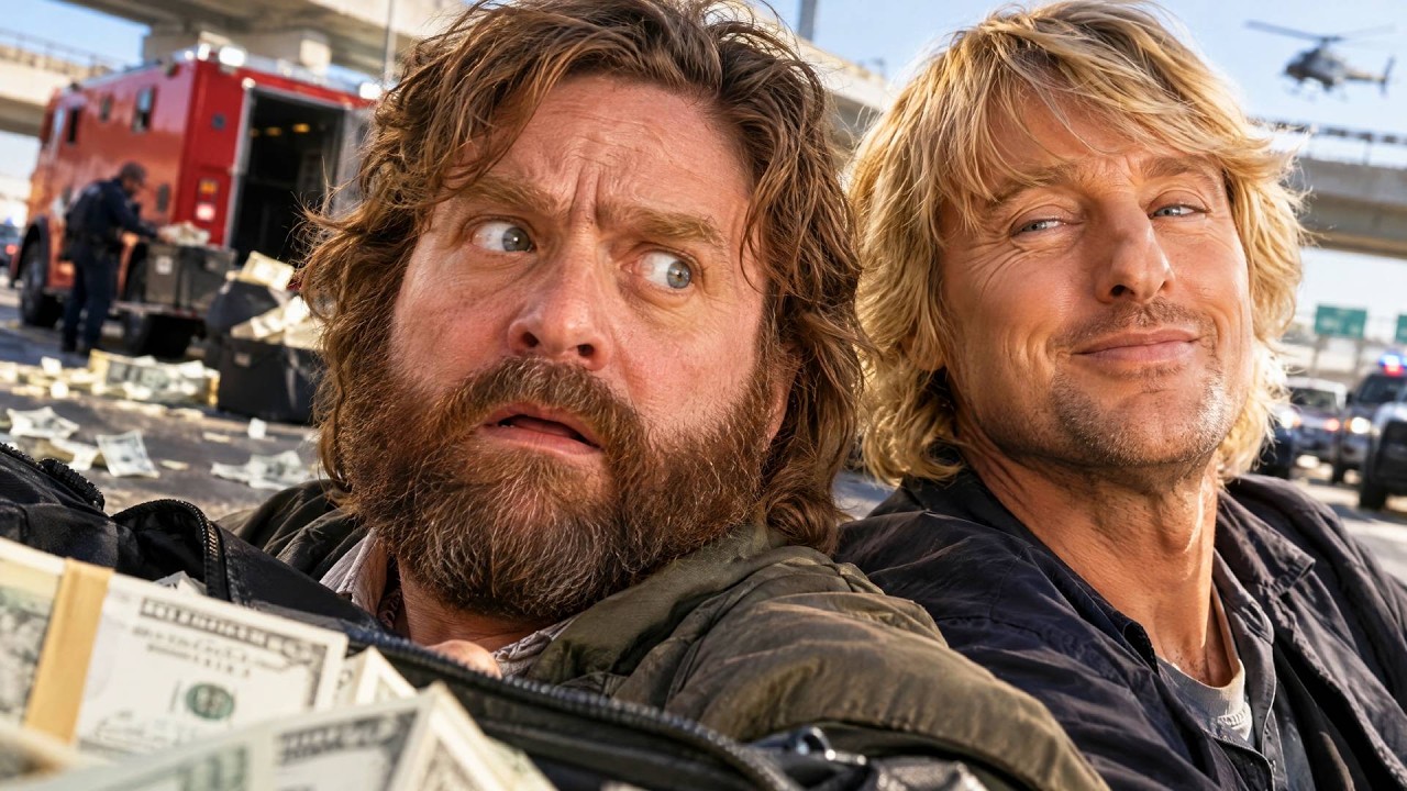 Zach Galifianakis & Owen Wilson in a Wild Heist Comedy Based on a True Story