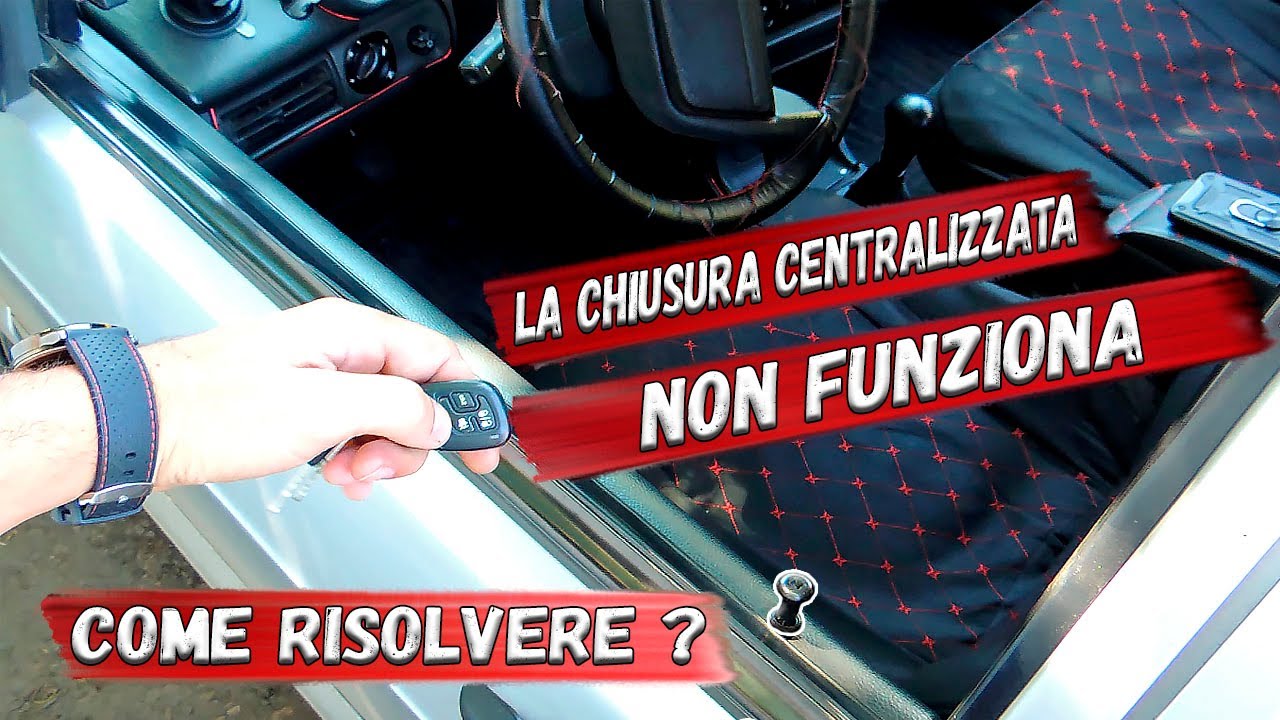✅ La chiusura centralizzata non funziona. Riparazione dell'allarme con indicatore GD181. ✅