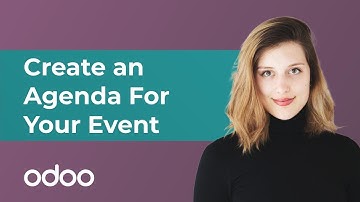 Create an Agenda for Your Event | Odoo Marketing