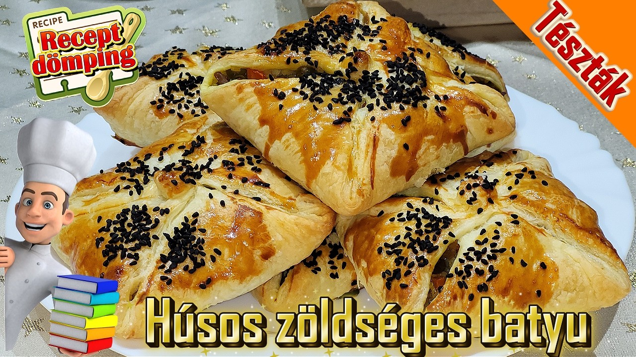 Akár batyus bálra is elkészíthetjük ezt a húsos rízses zöldséges finom batyut