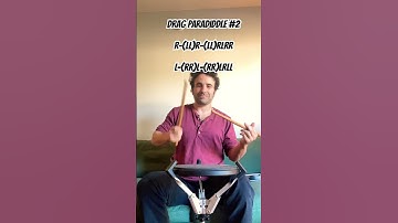 Drum Rudiments: #37 Drag Paradiddle #2. #drummer #drumspiration #lifemusic #rudiments #shorts