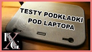 Test podkładki chłodzącej pod laptopa