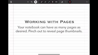 Notes Plus X - Working with Pages