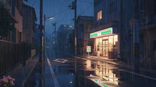 90s Rainy Tokyo Night - Lofi Beats for Deep Focus ~ Lofi chill playlist No Ads