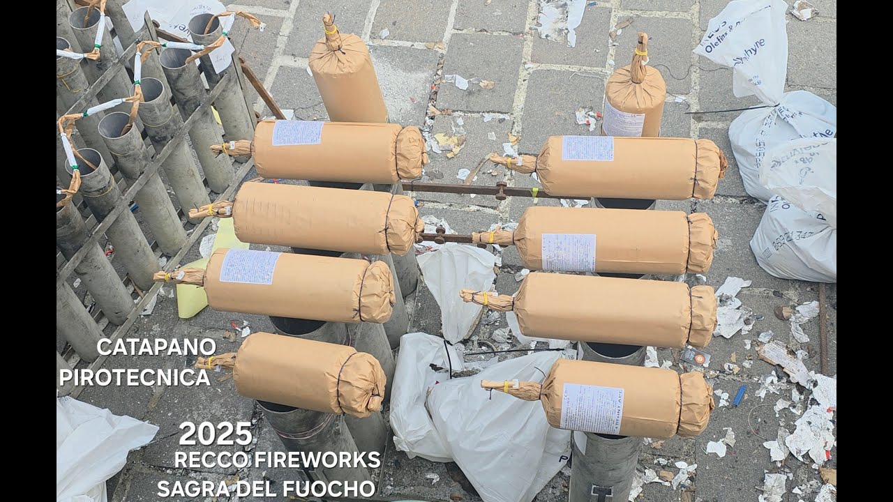 CATAPANO PIROTECNICA - RECCO FIREWORKS 2025 SAGRA DEL FUOCO