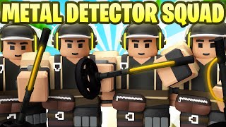 Metal Detector Squad DESTROYS Teamers... (Roblox Bedwars)