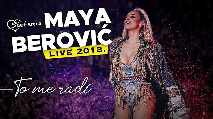 Maya Berović x Jala Brat x Buba Corelli- To me radi (Live | Štark arena 2.11.2018)