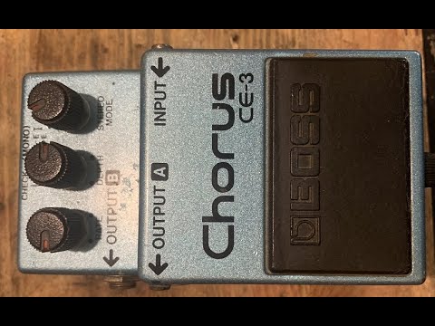 BOSS Chorus CE 3 регулировка