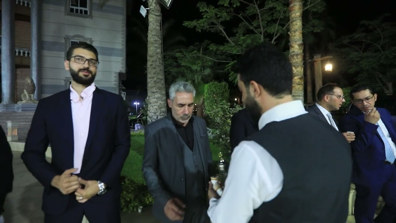 أفراح الجالية  السورية في مصر - حفل زفاف الشاب سيف أيمن المنسي - أحياه فرقة الإخوة أبو شعر