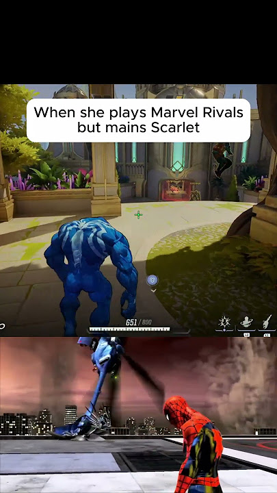 When she mains Scarlet #marvelrivals  #gaming #marvel #sad #scarlet #venom #spiderman #memes #walk