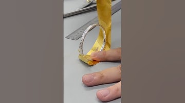 Gold-wrapped silver : using 3g gold to create a beautiful crushed-ice style bracelet #goldbraclets