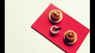 Miniature Pancakes Tutorial-Polymer Clay