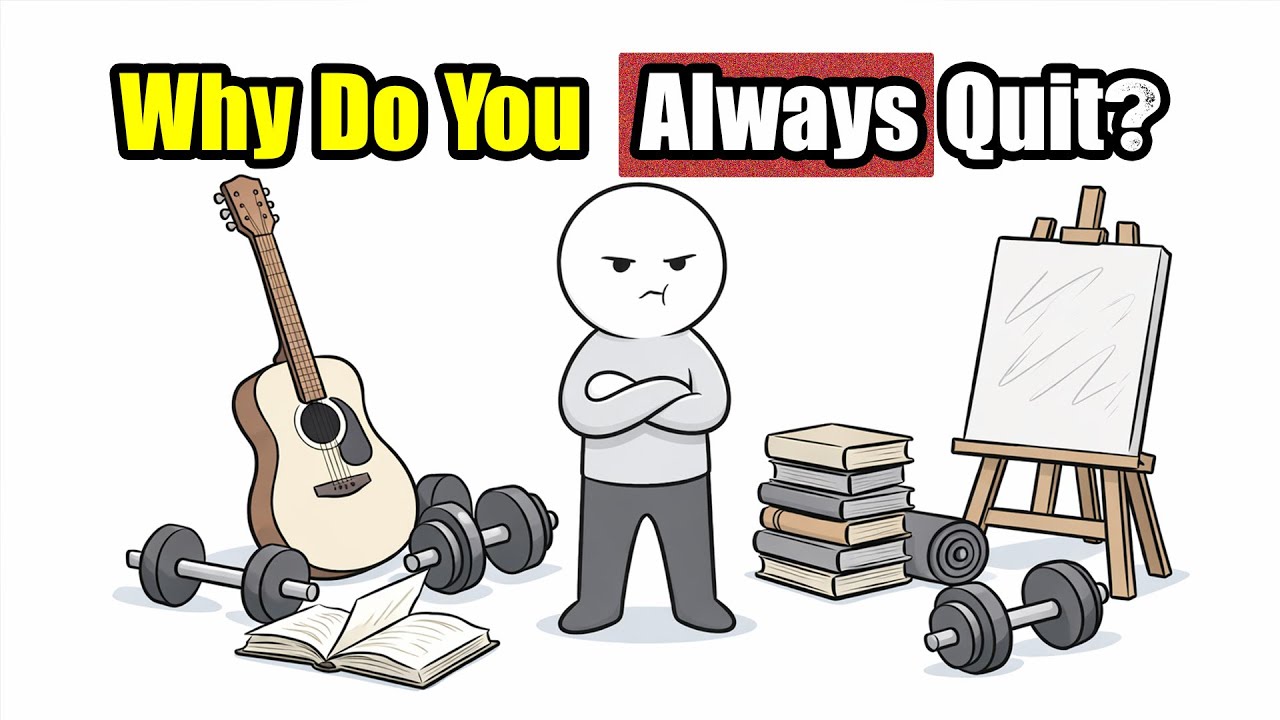 Why You Quit Everything (It’s Not a Discipline Problem) | Psychology Unsaid