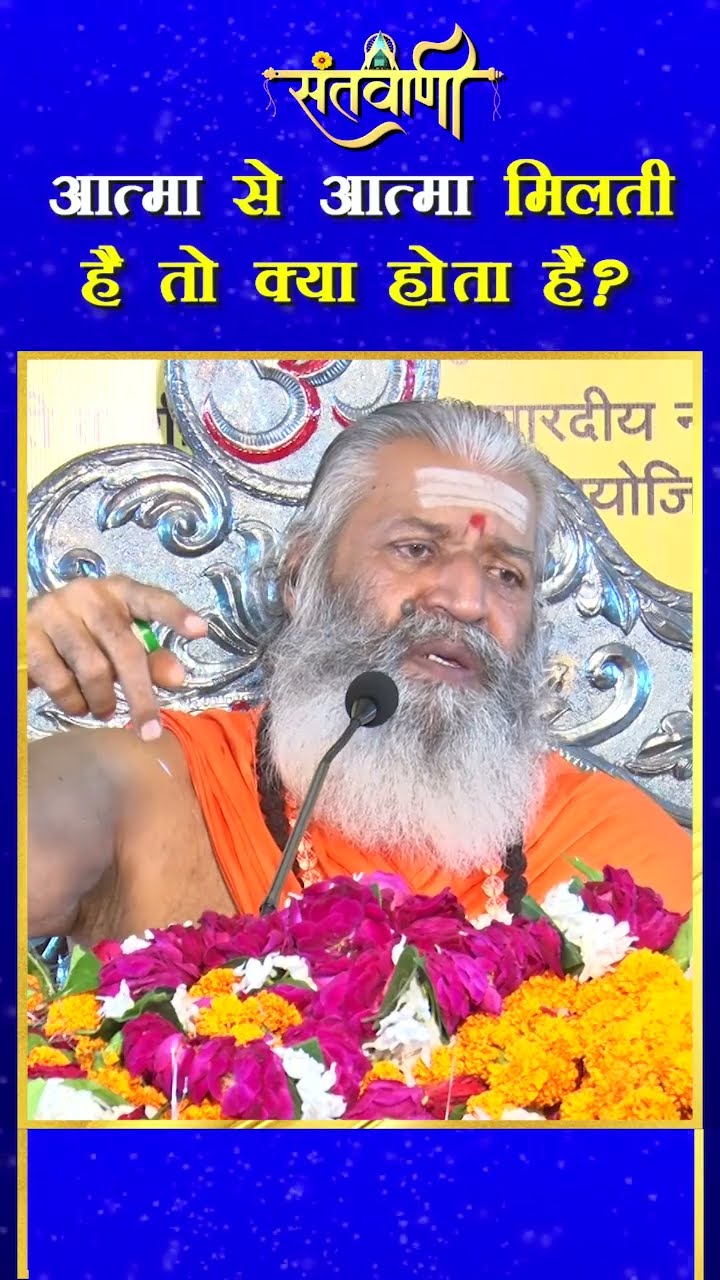 आत्मा से आत्मा मिलती है तो क्या होता है || शंकराचार्य स्वामी श्री नारायणानन्द तीर्थ जी महाराज