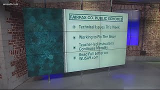 Fairfax County schools cancel first week of distance learning due to technical issues