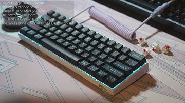 Royal Kludge RK61 + RK Reds (Budget Mod) | Sound Test