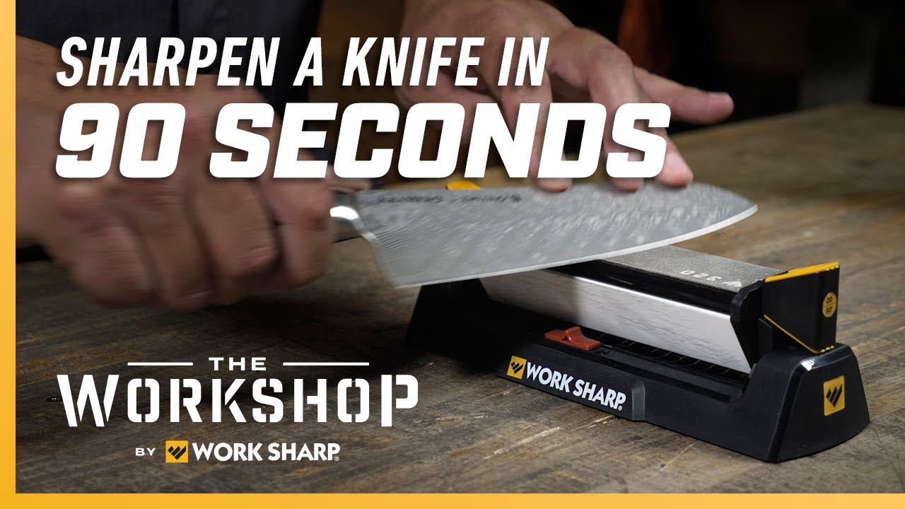 How to Sharpen a Knife in 90 Seconds! Quick, Easy Knife Sharpening