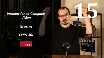 Stereo - 15 - Introduction to Computer Vision - CMPT 361