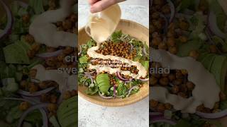 Crunchy Chickpea & Sweet Chilli Tahini Salad