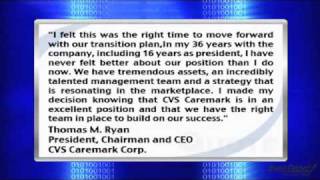 News Update: CVS Caremark Corp. (NYSE:CVS) President to Retire in 2011