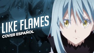 Video thumbnail of "LIKE FLAMES - That Time I Got Reincarnated as a Slime Opening Full (Cover Español) | David Delgado"