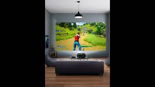 U001 Pro Projector: Google GTV, 2050 ANSI, 200" Cinema, Dual System HDR10+
