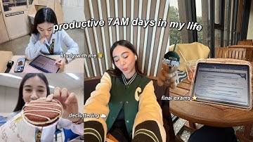 PRODUCTIVE DAYS IN MY LIFE | study with me, decluttering, reading updates, cramming 