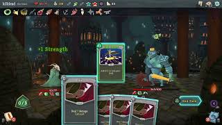 Slay The Spire: The Silent act 2 boss (The Champ)