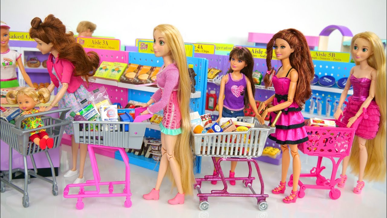 Puppen Video auf Deutsch. 3 Folgen am Stück. Spielspaß mit Barbie und Ken
