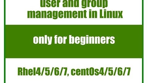 User & Group Management RHEL 6/7 - Bangla tutorial