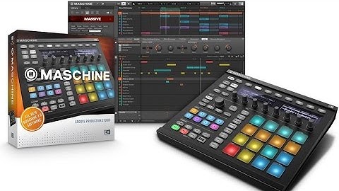 Native Instruments Maschine MK2 Groove Production Studio To Control & Sequence Hardware Instruments